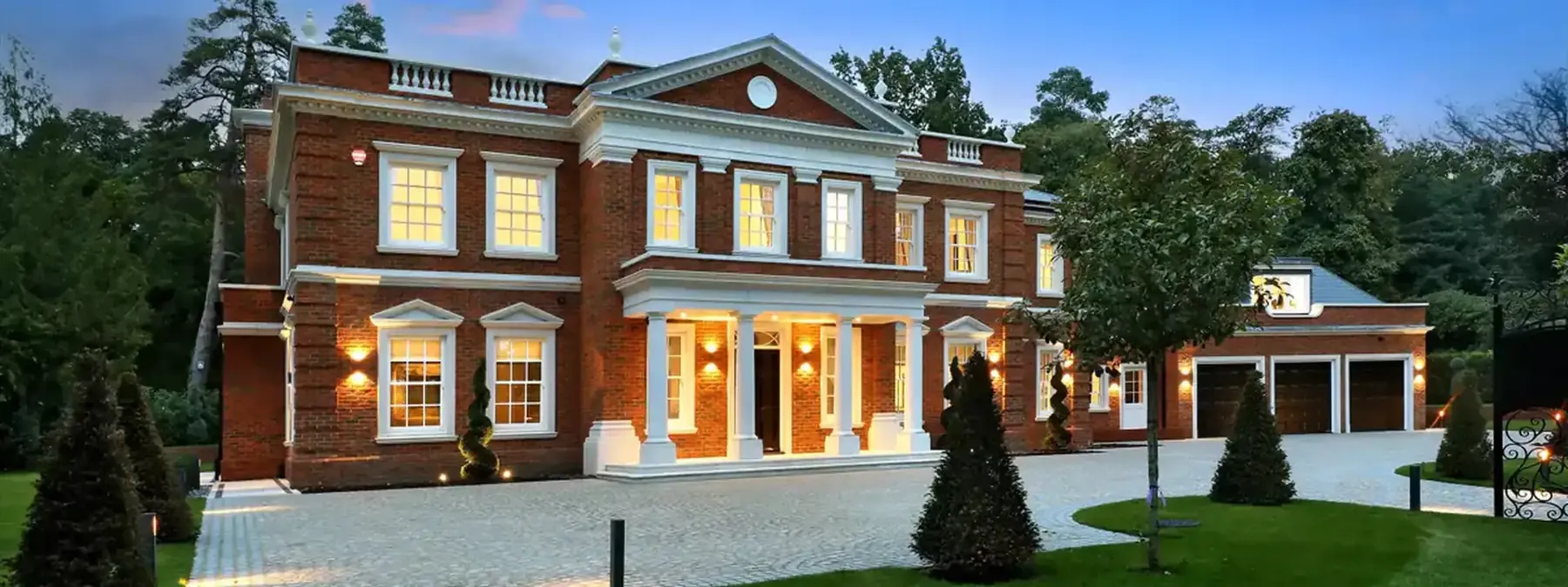 Security systems in Cork: finished detached home with a gravel drive and lit entrance